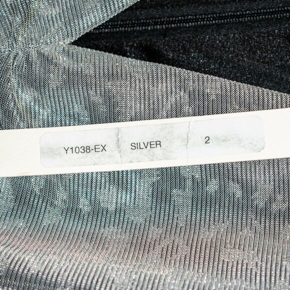 New Jonathan Simkhai Metallic Leopard Mini Dress Silver Size 2 $417 - Picture 4 of 11